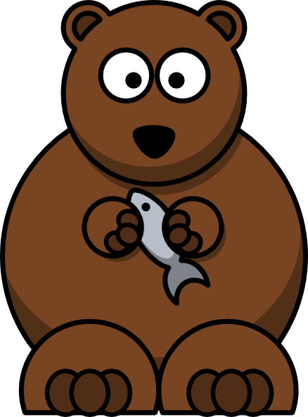 Cartoon Bear clip art - vector clip art online, royalty free ...