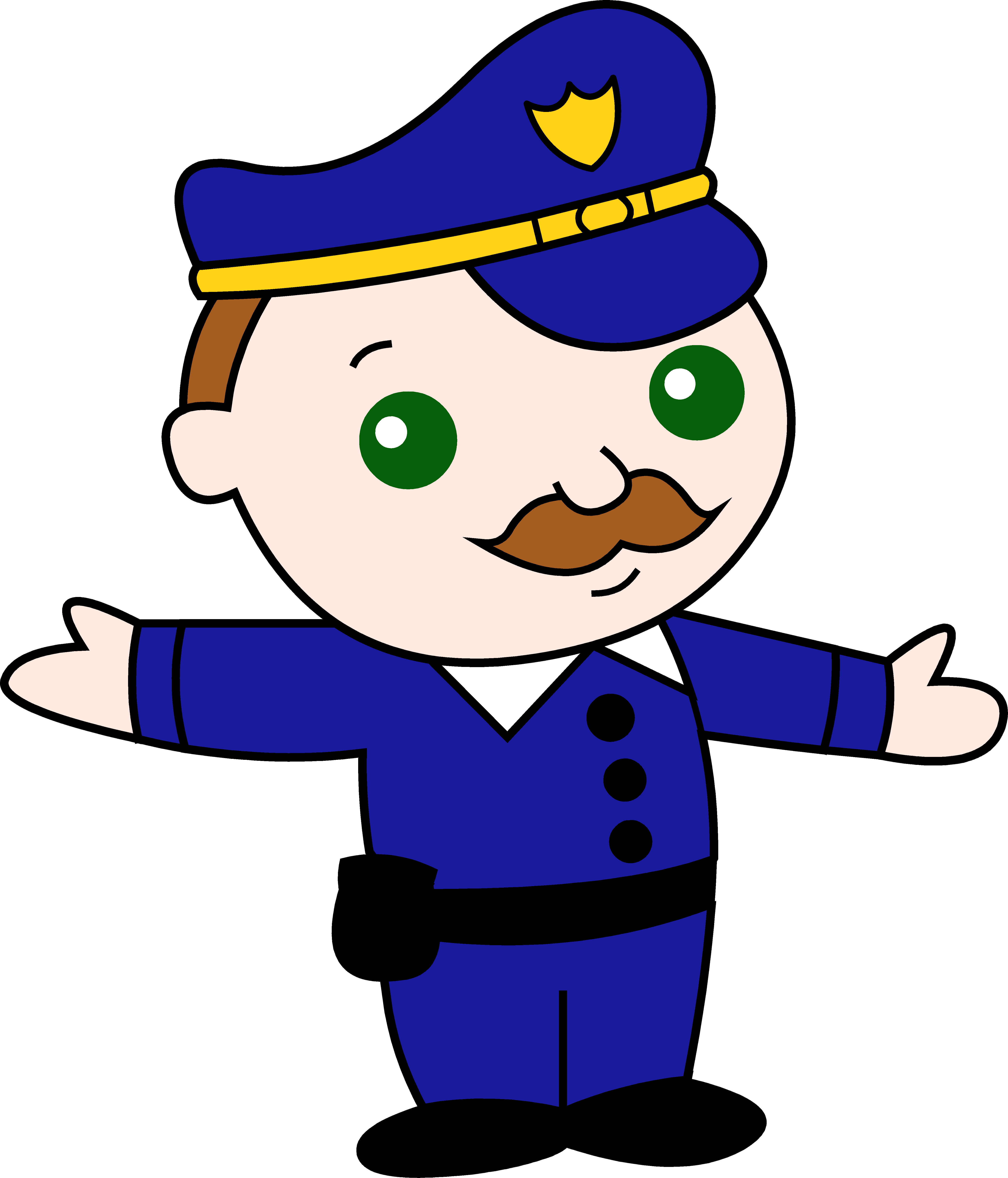 Pix For > Clipart Police Officer