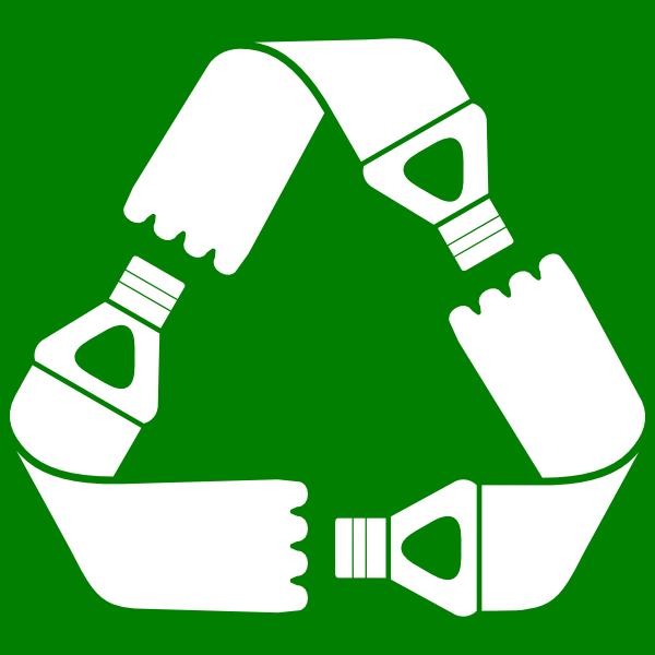 Green Recycled Clip Art clip art - vector clip art online, royalty ...