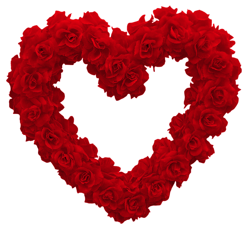 Clip Art Hearts And Roses