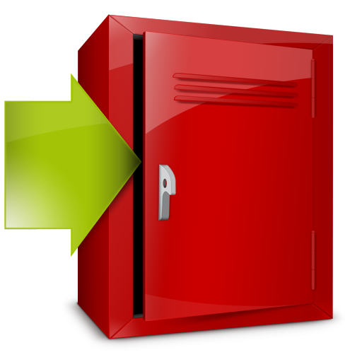 Red Locker Download Icon, PNG ClipArt Image | IconBug.
