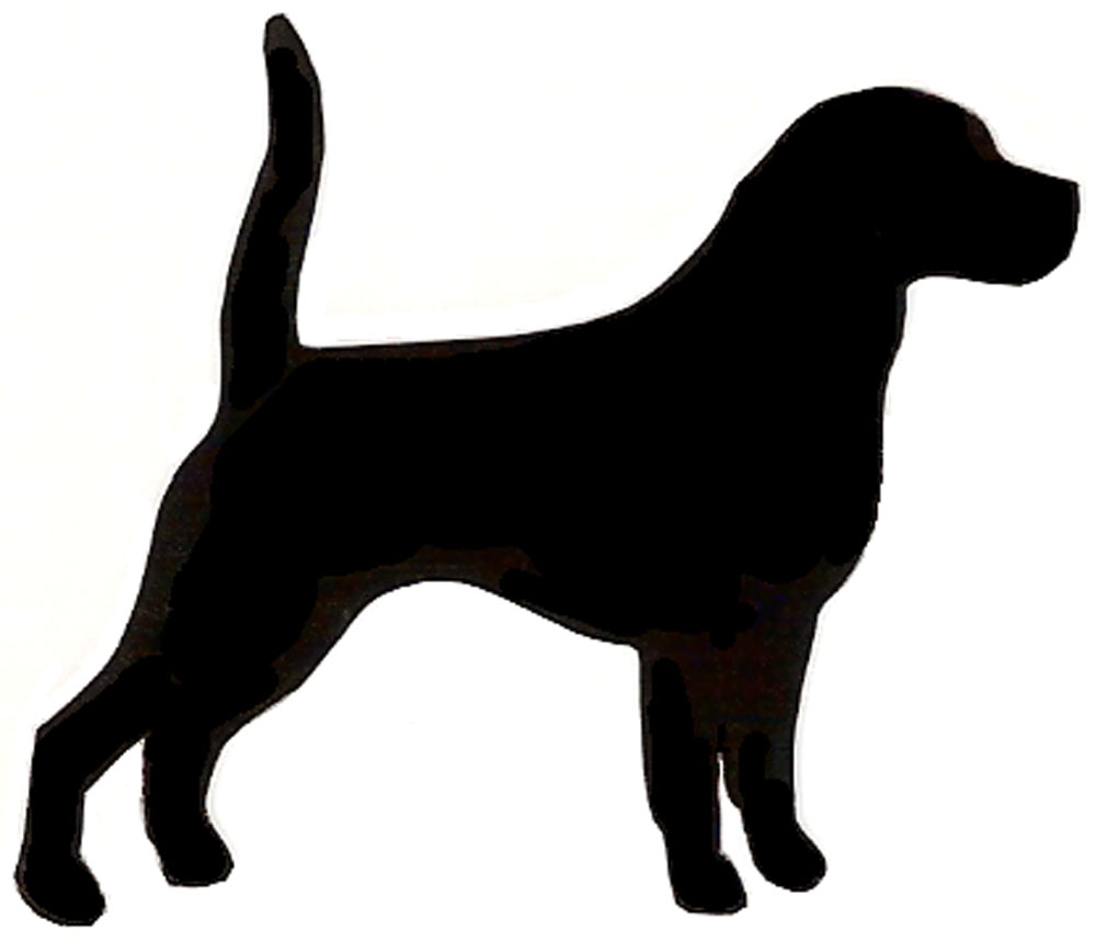 clipart dog silhouette - photo #16