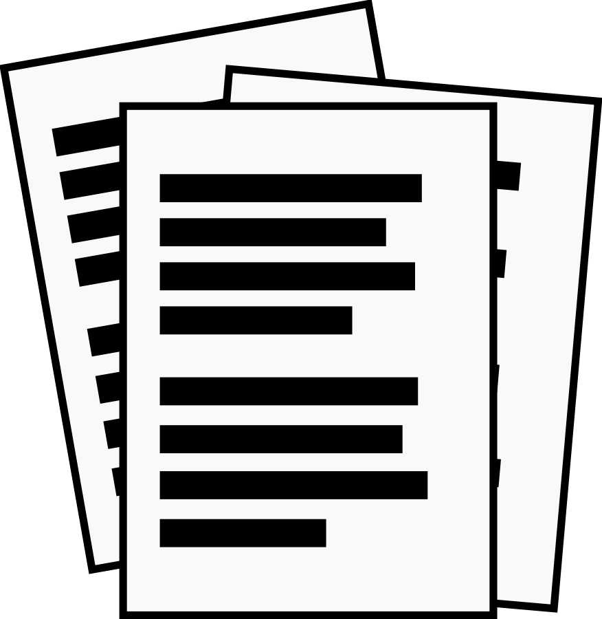 important documents clipart - photo #37