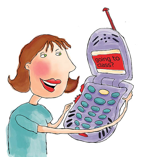 clipart for cell phone texting - photo #24
