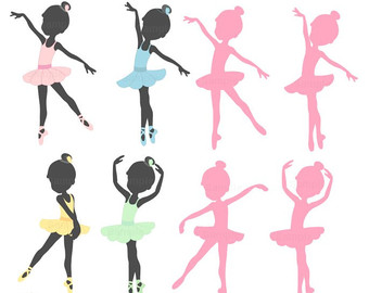 Popular items for ballerina clip art on Etsy