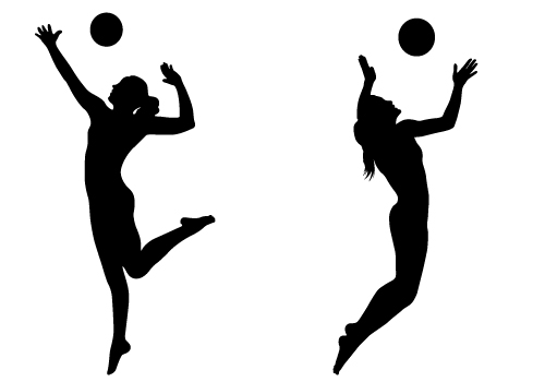 volleyball girl clipart - photo #35