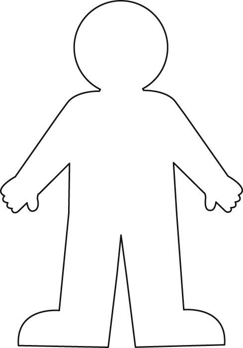 Human Body Outline Printable