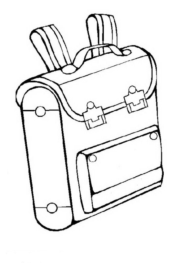 e bag Colouring Pages