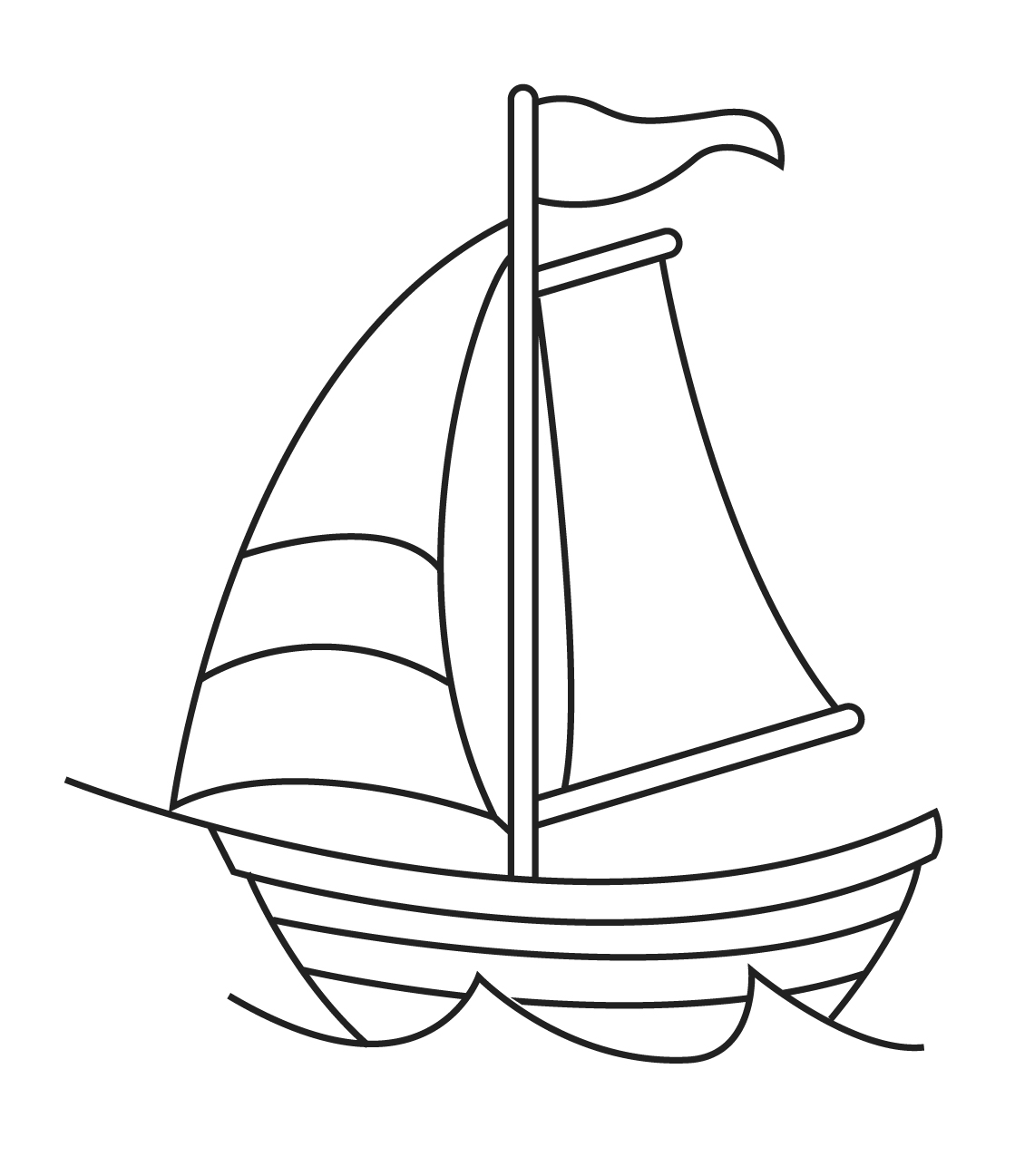 Images For > Boat Drawing For Kids