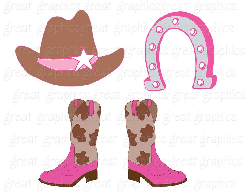 clipart cowgirl boots - photo #36