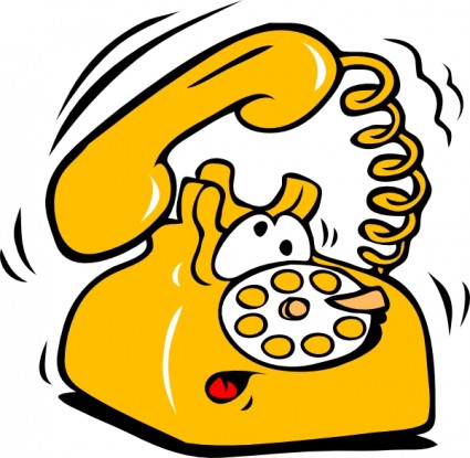 Ringing Phone clip art Vector clip art - Free vector for free download