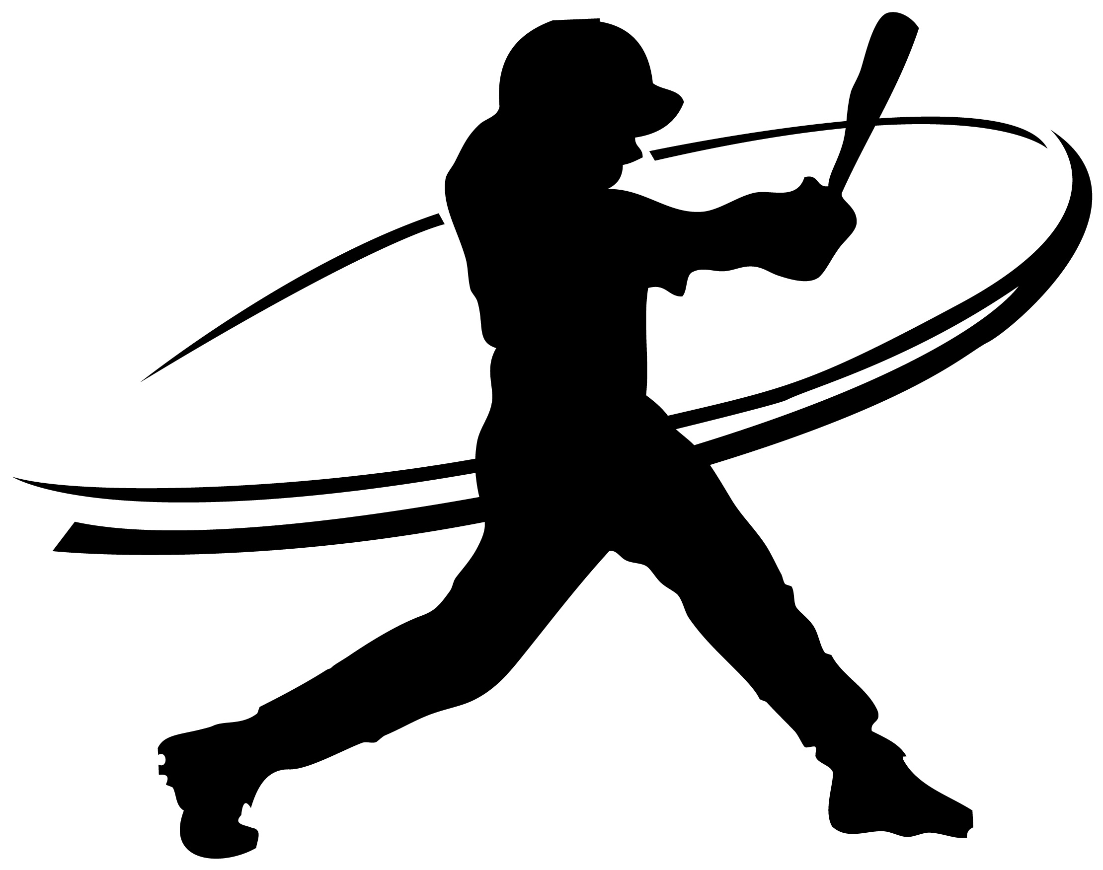 Images For > Softball Player Silhouette Clipart