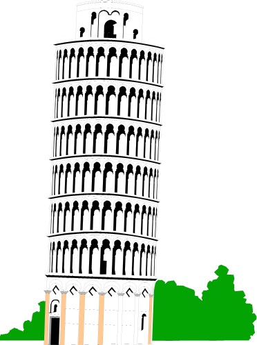 Leaning Tower Of Pisa Clip Art - ClipArt Best