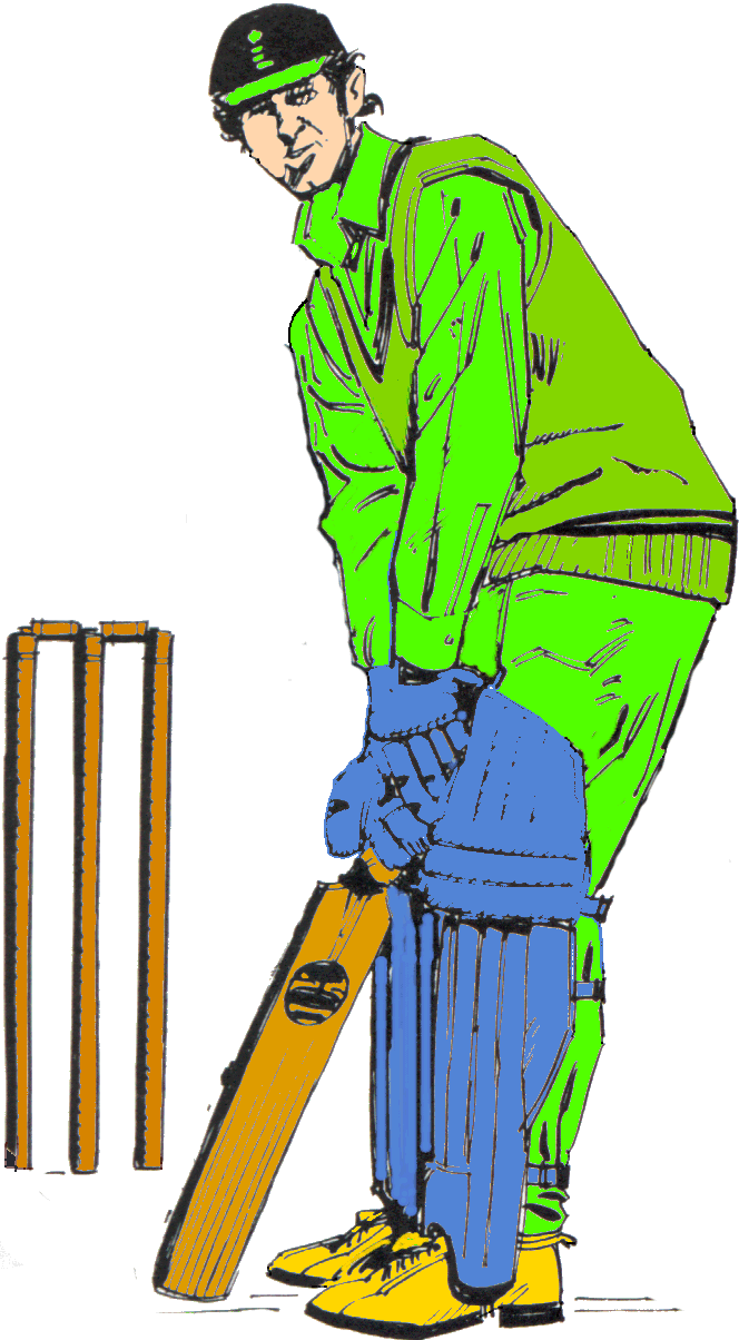 Images For > Cricket Fielder Clipart