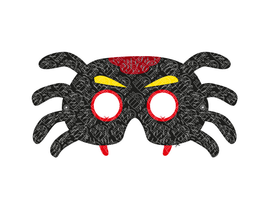Spider Paper Mask PRINTABLE PDF