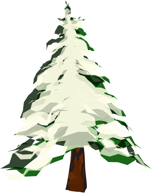 Clipart - Winter Tree 2