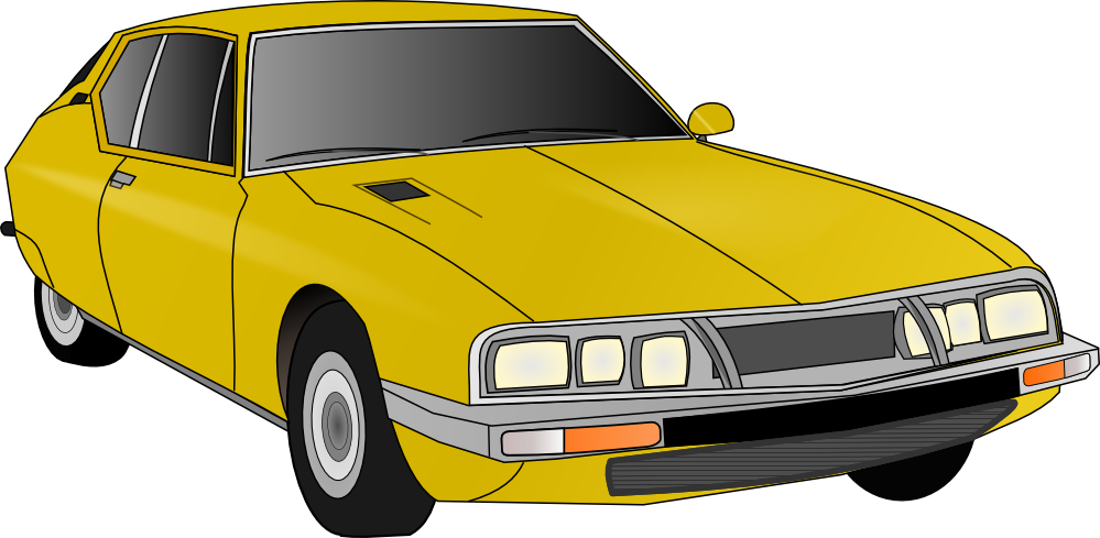 clipartist.net » Clip Art » yellow old car wall paper scallywag ...