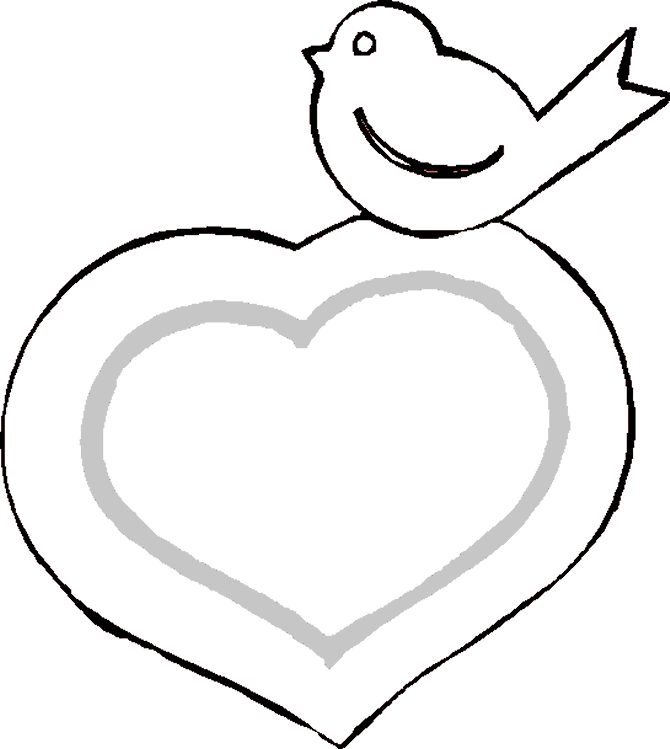 Heart Coloring Pages and Book | UniqueColoringPages