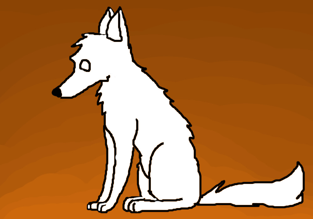 Fox Lineart With Background by marshmellow24680 on deviantART