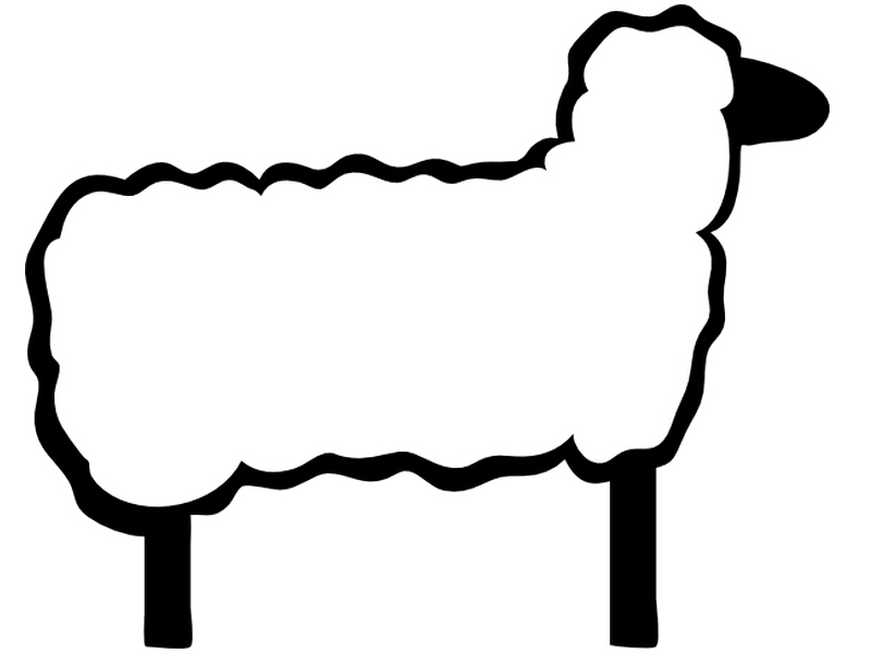 Sheep Templates Printable