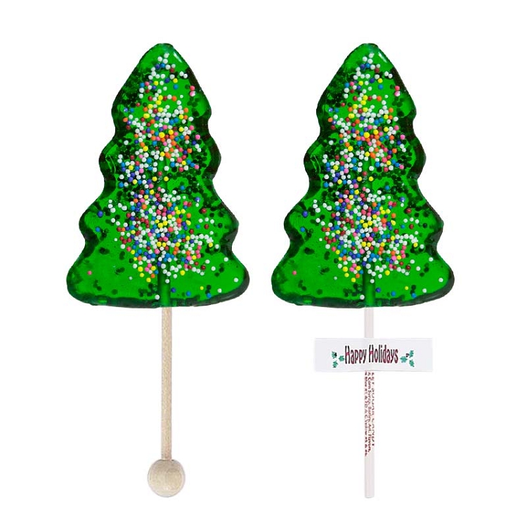 Classic Christmas Tree Lollipops: 24 Hard candy lollipops shaped ...