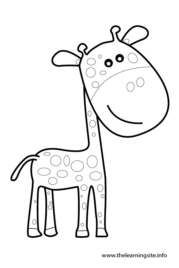 Giraffe Clipart Outline - Gallery