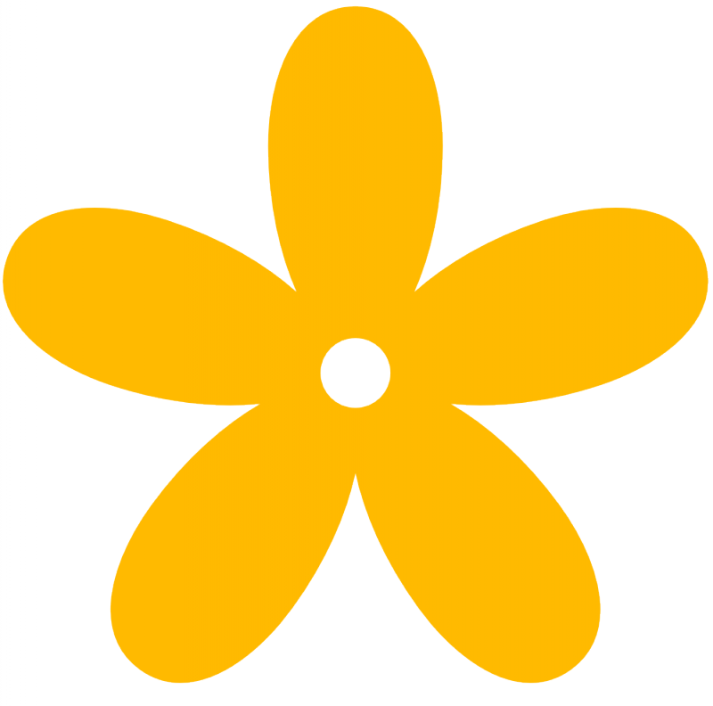 clipart of yellow flowers - photo #9