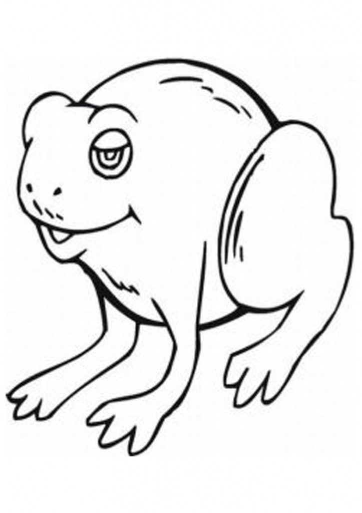 Animals: Latest Frog Animal Coloring Page Templates For Kids ...