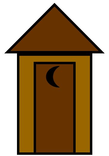 out house clip art free - photo #9