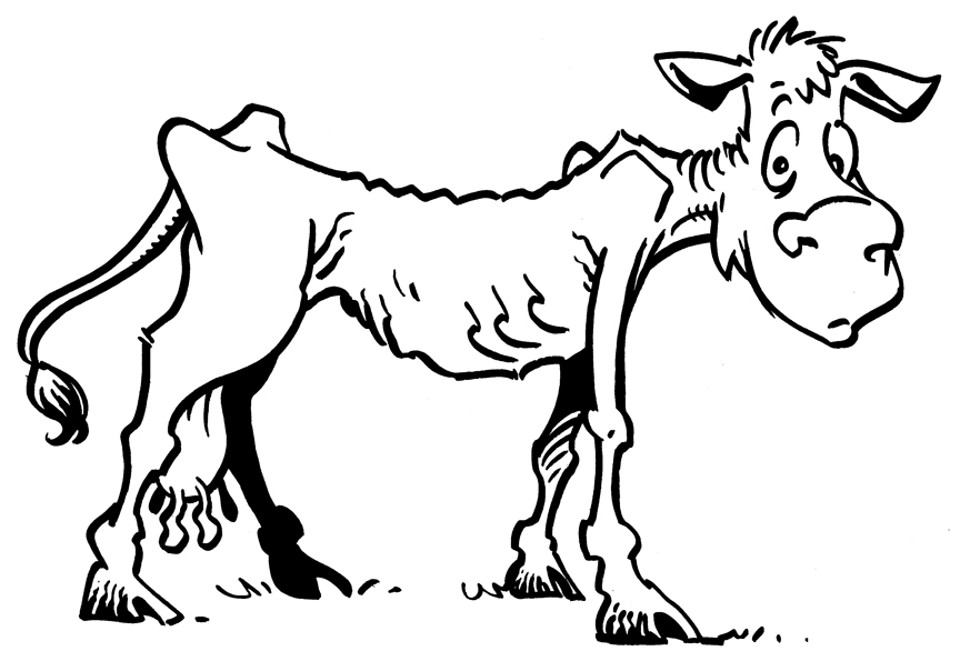 Fat Sheep Clip Art Vector Cartoon Illustration With Simple Cow ...