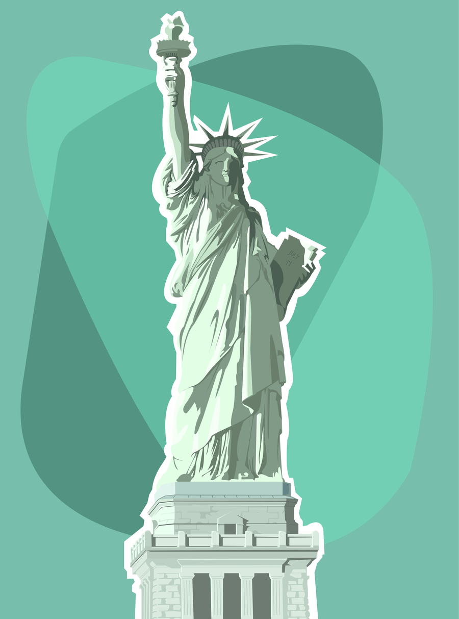 Statue Of Liberty Vector Png - Gallery