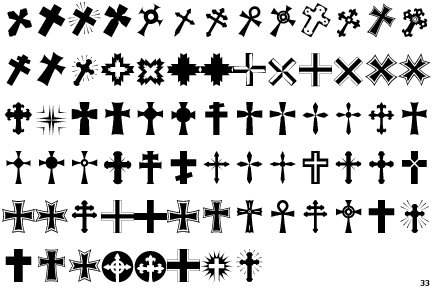 Identifont - Altemus Crosses