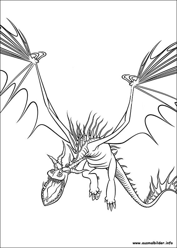 Drachenzähmen leicht gemacht malvorlagen | Dragons | Pinterest