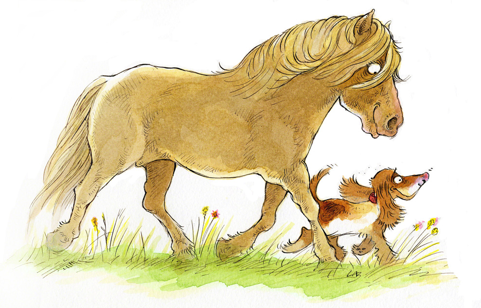 Lyn Stone children's book illustrator - Drawing dogs