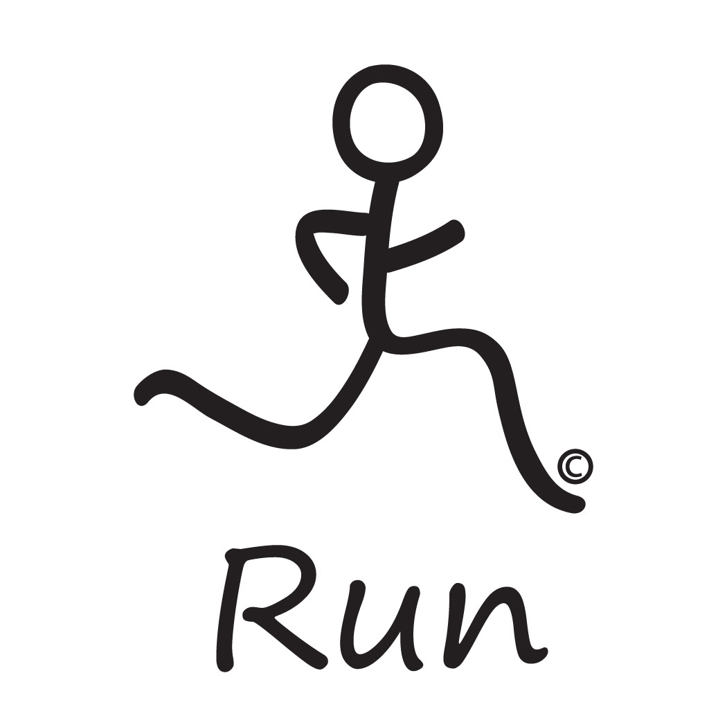 Stick Figure Running Clipart images