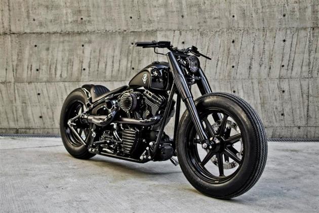 Harley-Davidson Fat Boy Shadow Rocket by Rough Crafts | HiConsumption