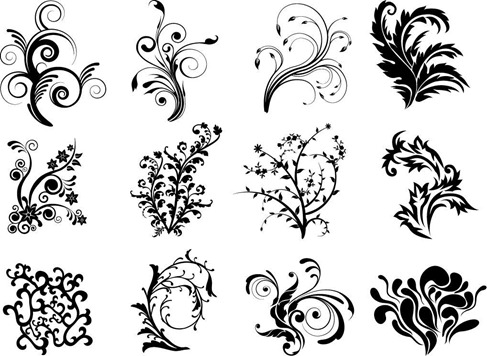 Free Vector Floral Curves | Free Vector Graphics | All Free Web ...