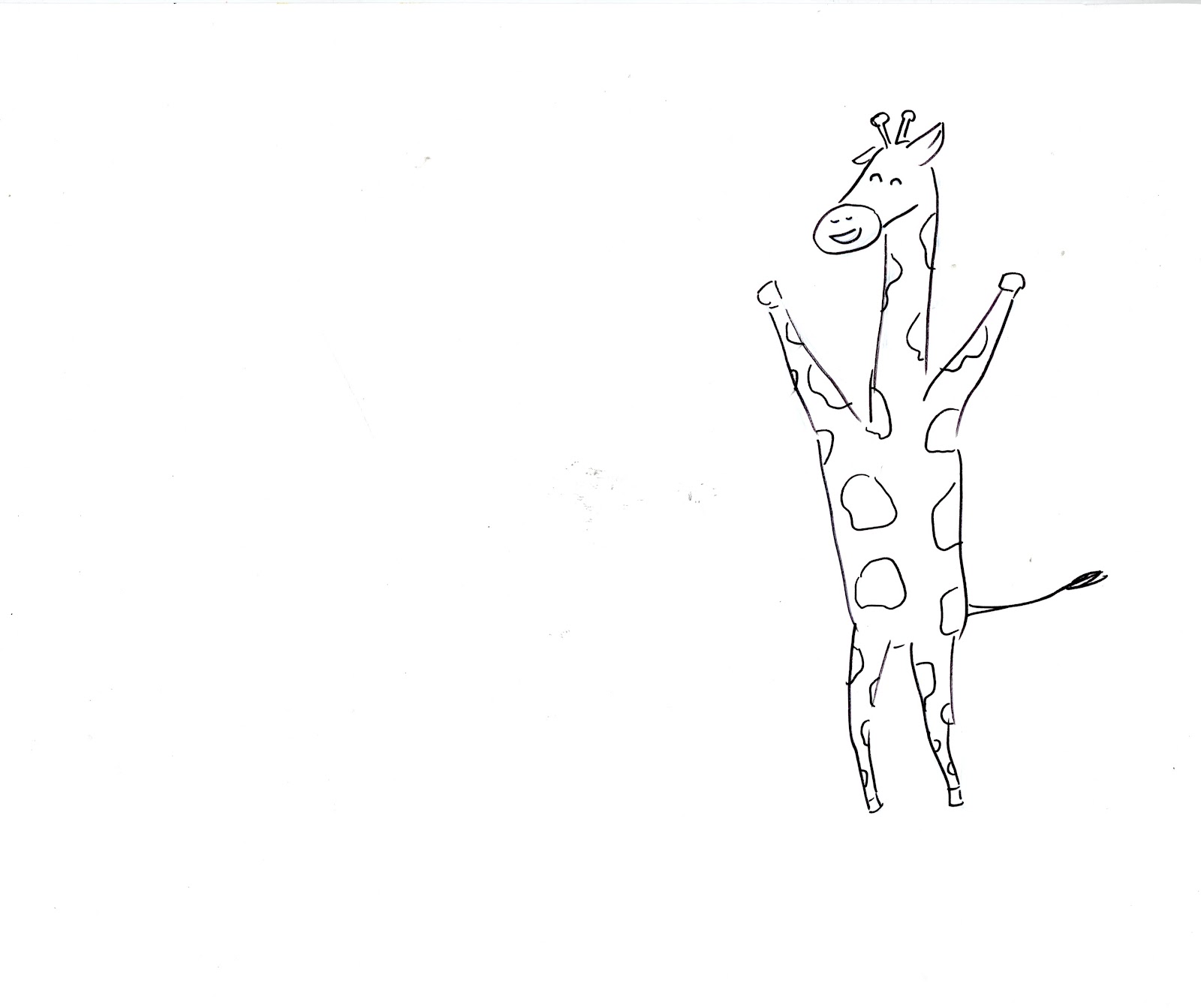 Giraffe Drawing Outline - Animal Wallpapers (7613) ilikewalls.com