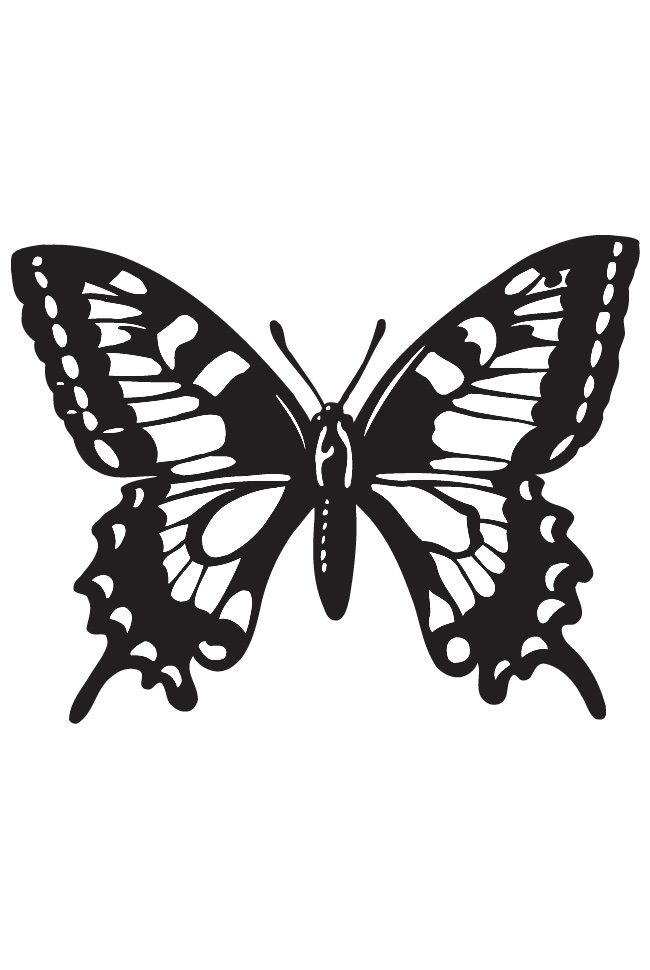 butterfly silhouette clip art free - photo #18
