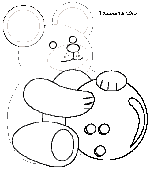 Download teddy bear coloring pages