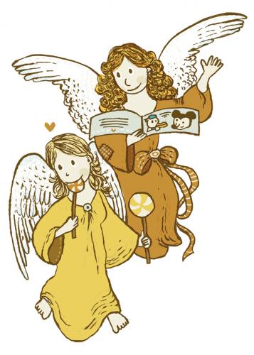 Angels By judith | Religion Cartoon | TOONPOOL