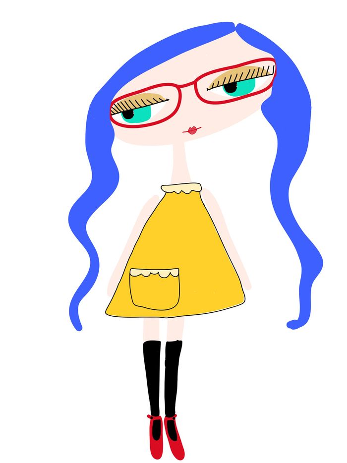 Messy Miss Kate: Illustration Friday: Eye Glasses