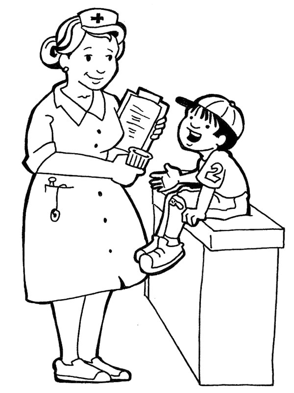Doctor Coloring Pages elmo goes to the doctor coloring pages ...