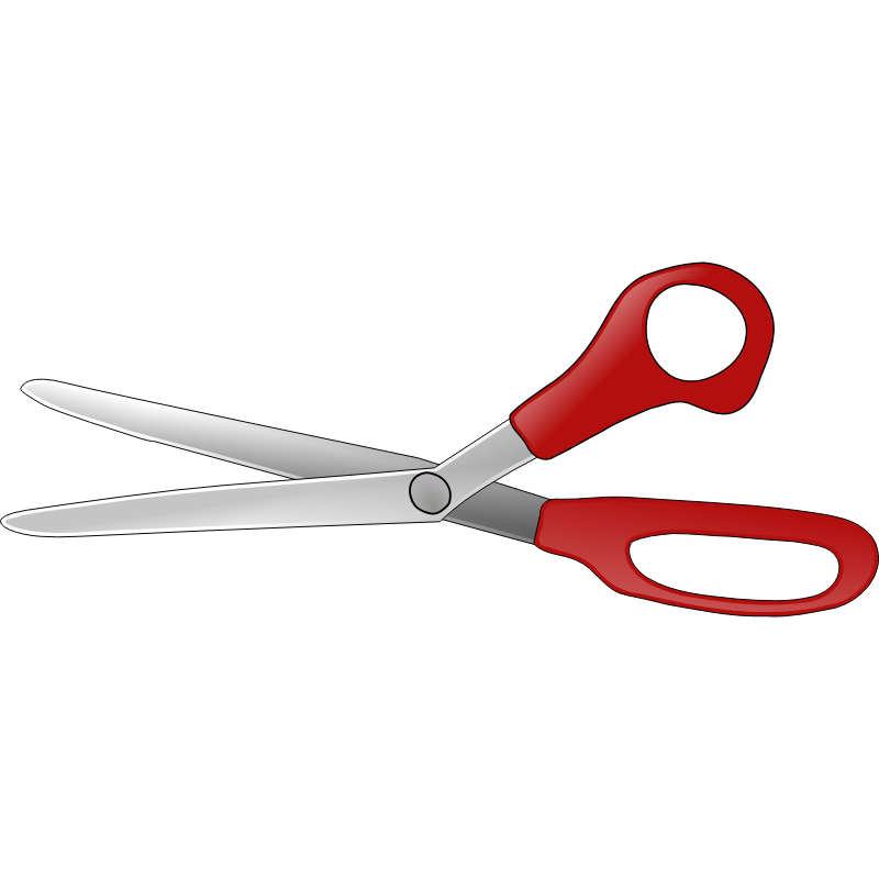Clipart - scissors open V2