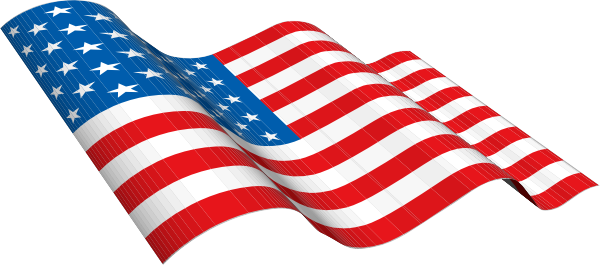 American Flag clip art - vector clip art online, royalty free ...