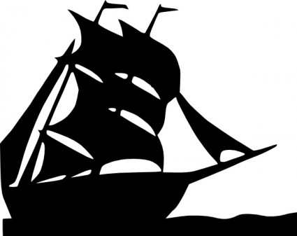 Sailing Boat Silhouette clip art Vector clip art - Free vector for ...