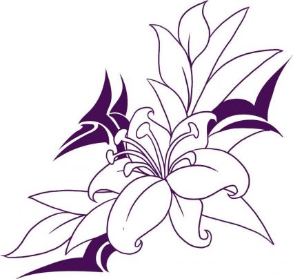 Flower Tattoos Designs Free - ClipArt Best