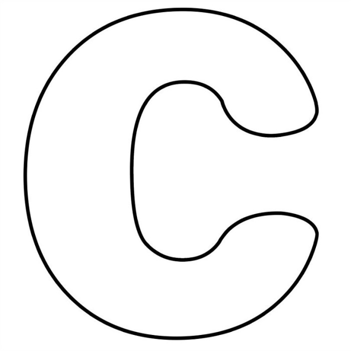 Lower Case Alphabet Letter C Coloring Pages - Activity Cartoon ...