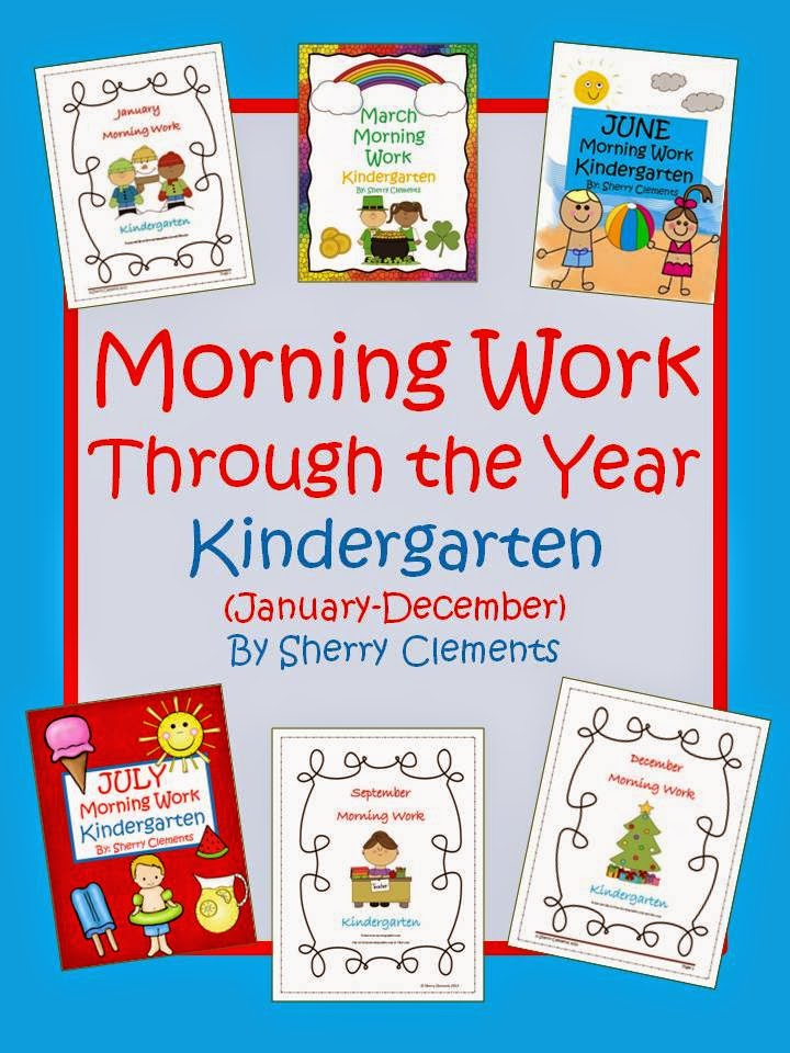 Dr. Clements' Kindergarten : BACK TO SCHOOL GIVEAWAY: Morning Work ...