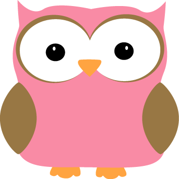 Pink Owl Clip Art - Pink Owl Image